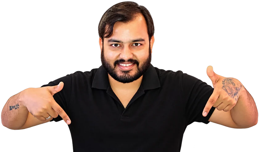 Smiling teacher with a raised fist – PW coupon code offer